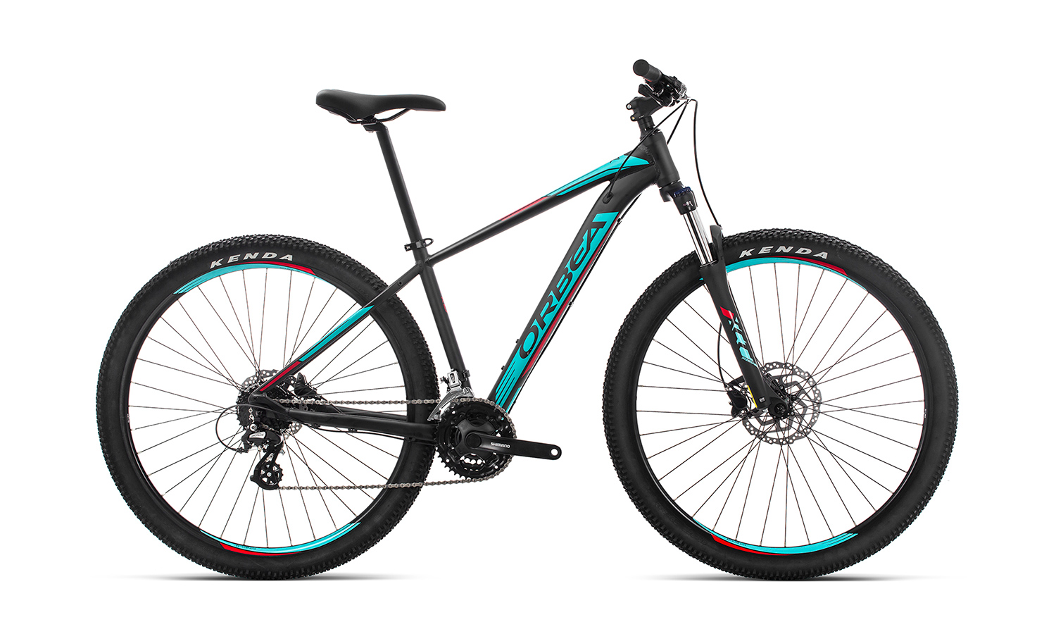 Фотографія Велосипед Orbea MX 29 50 (2019) 2019 Чорно-блакитний